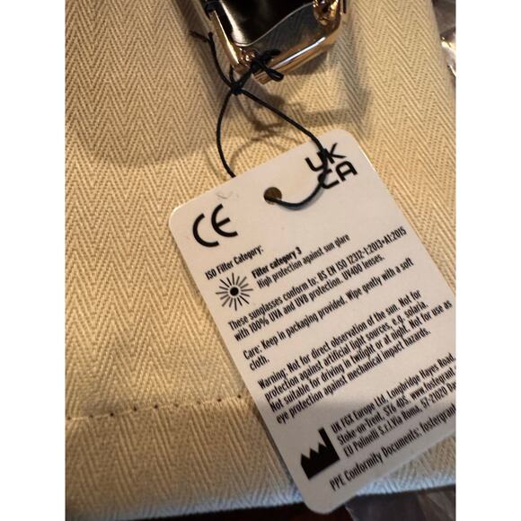 FRYE aviator sunglasses, Gold Frame an Tortoise, with bag, FRY-FA-017 NEW - Picture 7 of 11